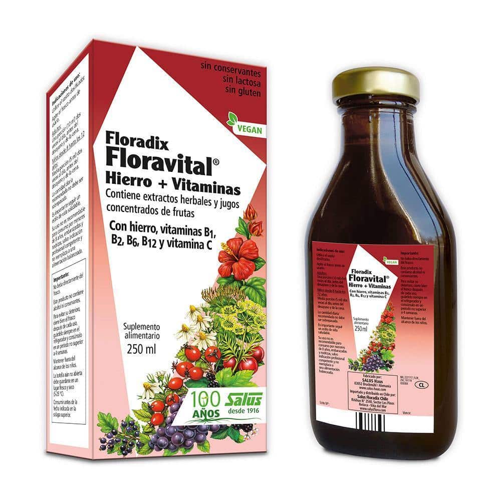 floradix, hierro y vitaminas